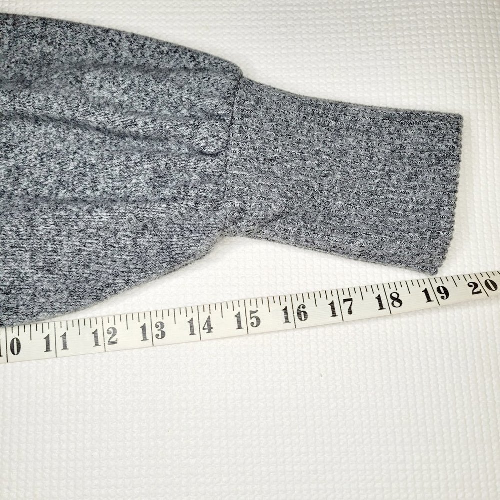 Anthropologie Maeve Sweater Womens Gray Small Fall Pumpkin Spice Latte Cowl Neck - Picture 6 of 12